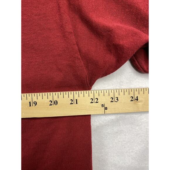 Vintage Arizona Cardinals Embroidered T-Shirt 100% Cotton Red Cropped - Picture 5 of 6